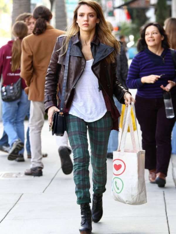 grunge look jessica alba